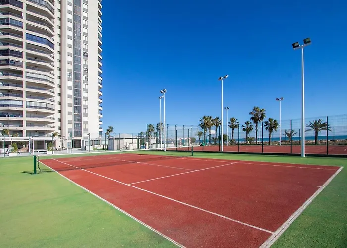 아파트 Espacio 16 - Primera Linea Playa 쿠엘라